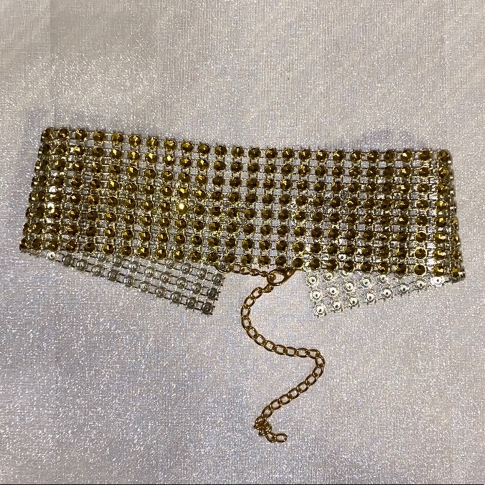 Gold Diamond Choker